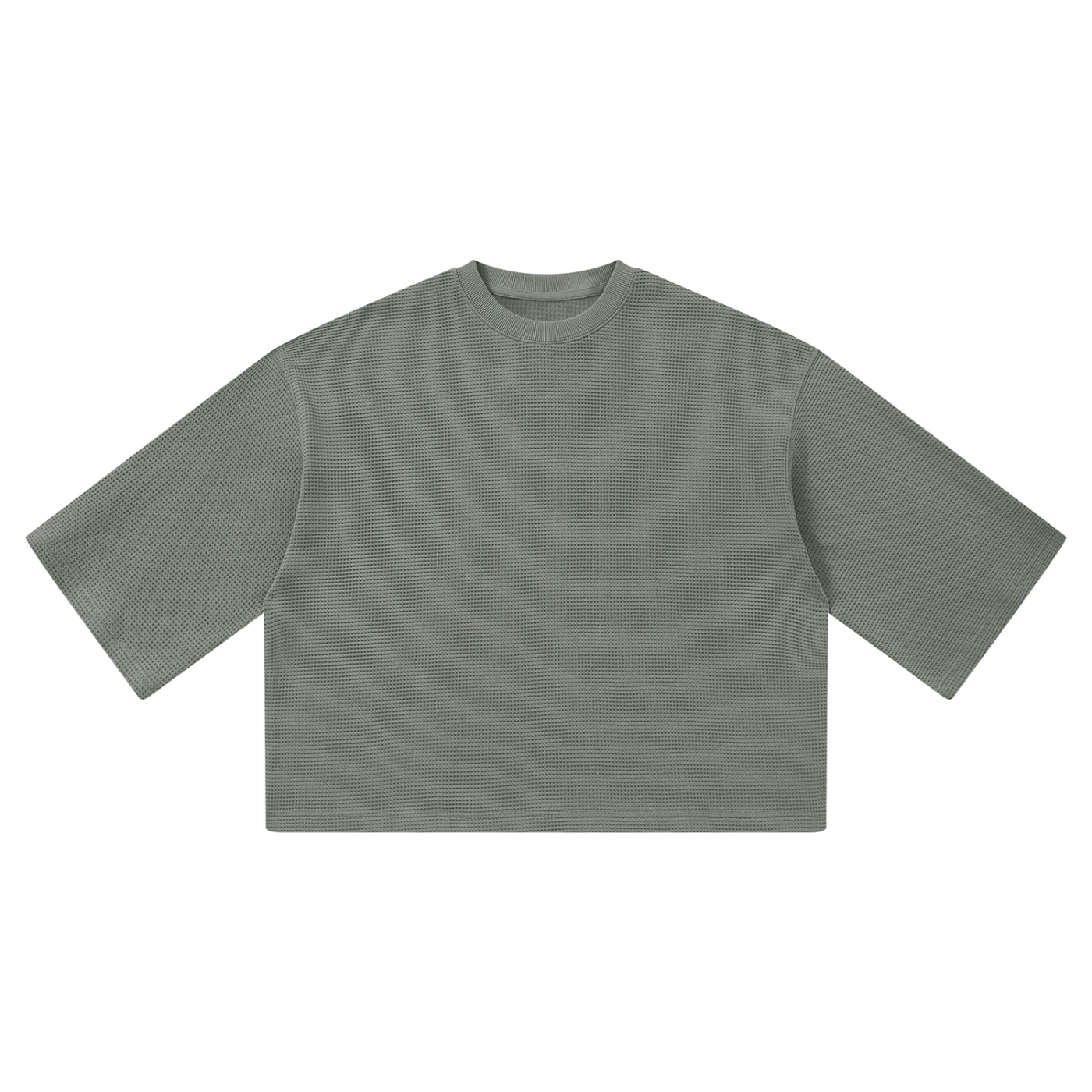 Waffle Boxy Tee