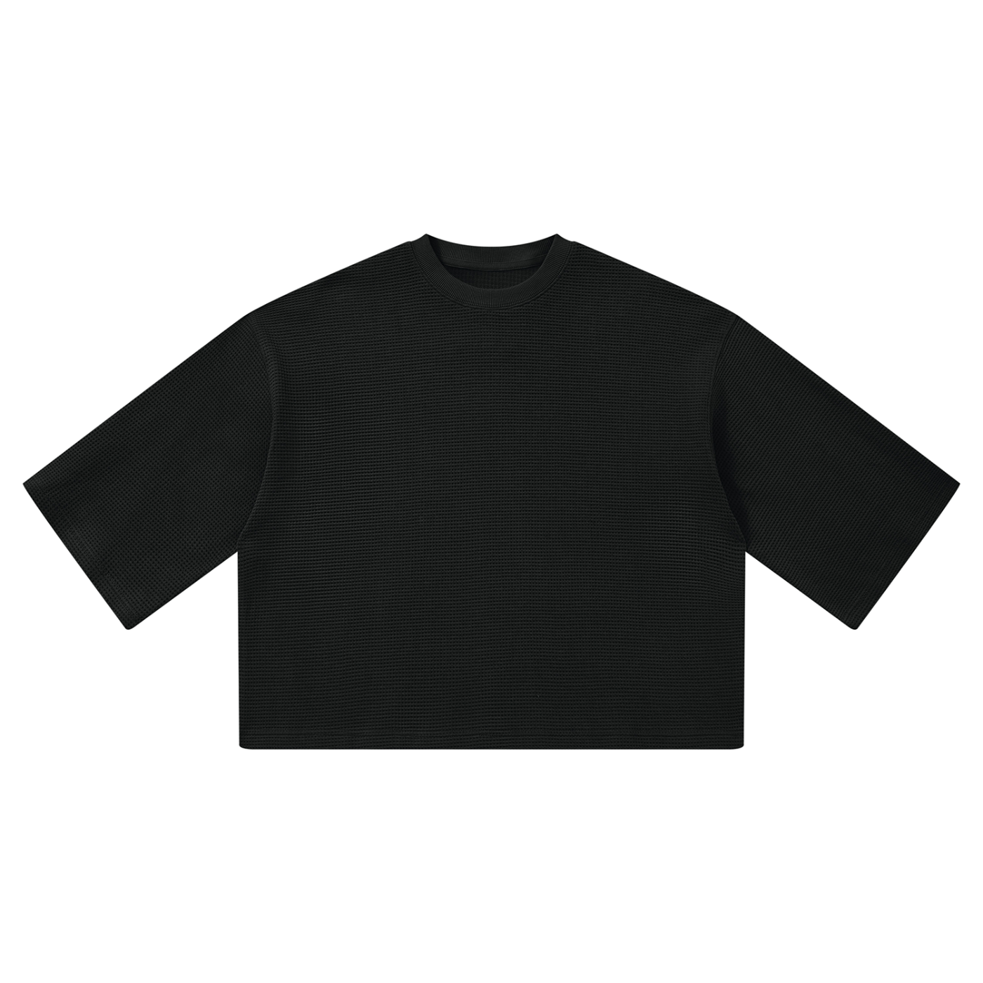 Waffle Boxy Tee