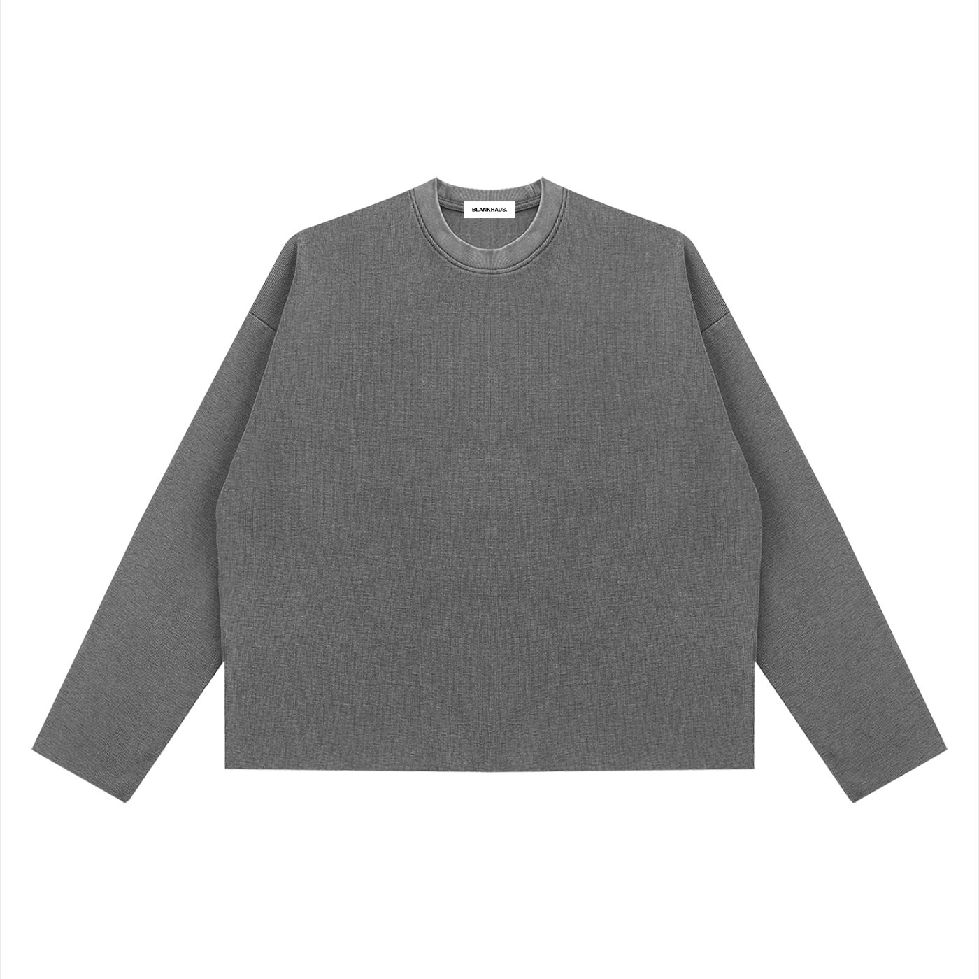 Vintage Waffle Raw-Edge Tee