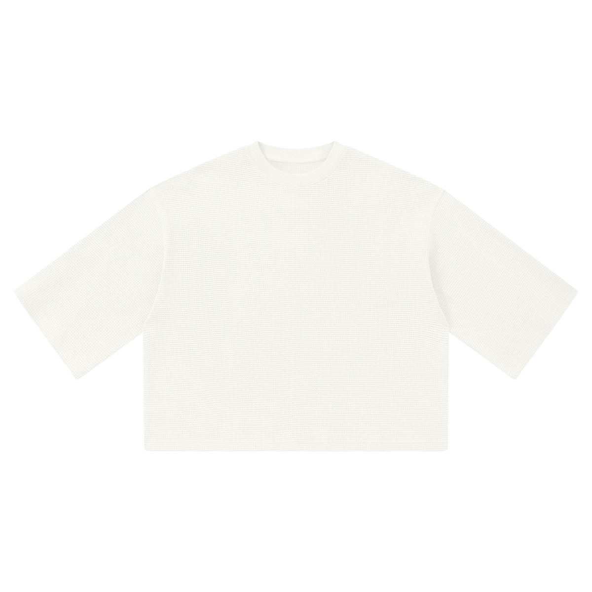 Waffle Boxy Tee