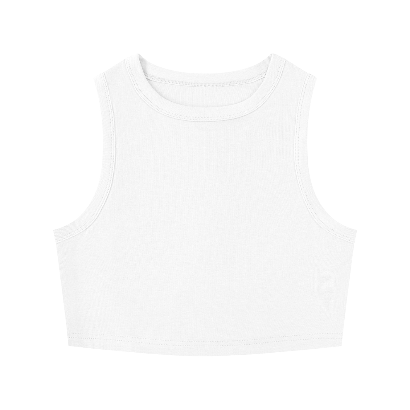 Fitted Crewneck Crop Tank
