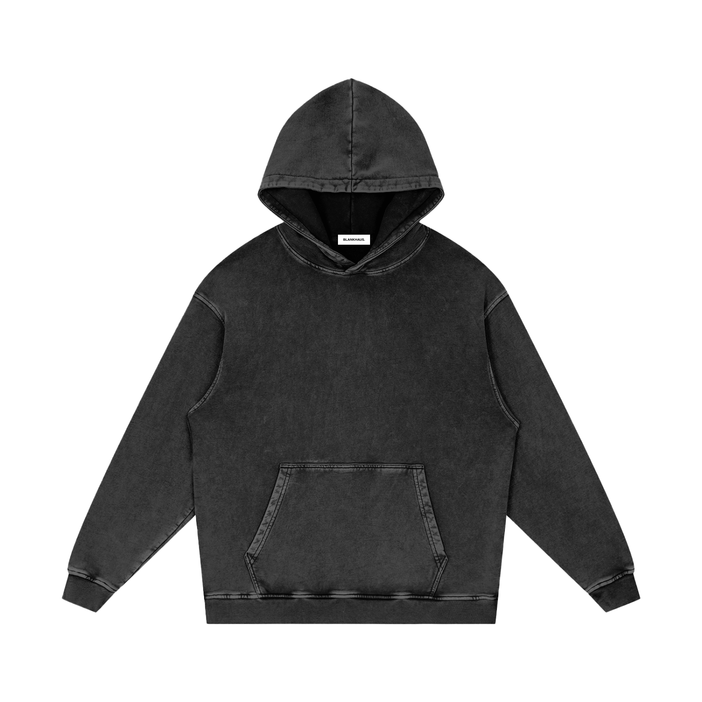 Snow Washed Loose Hoodie