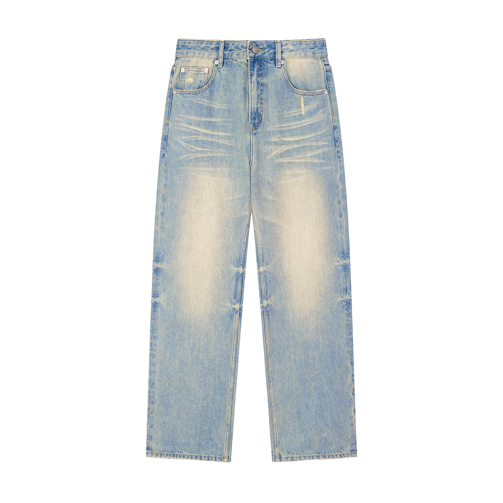 Sunfade Raw-Hem Denim