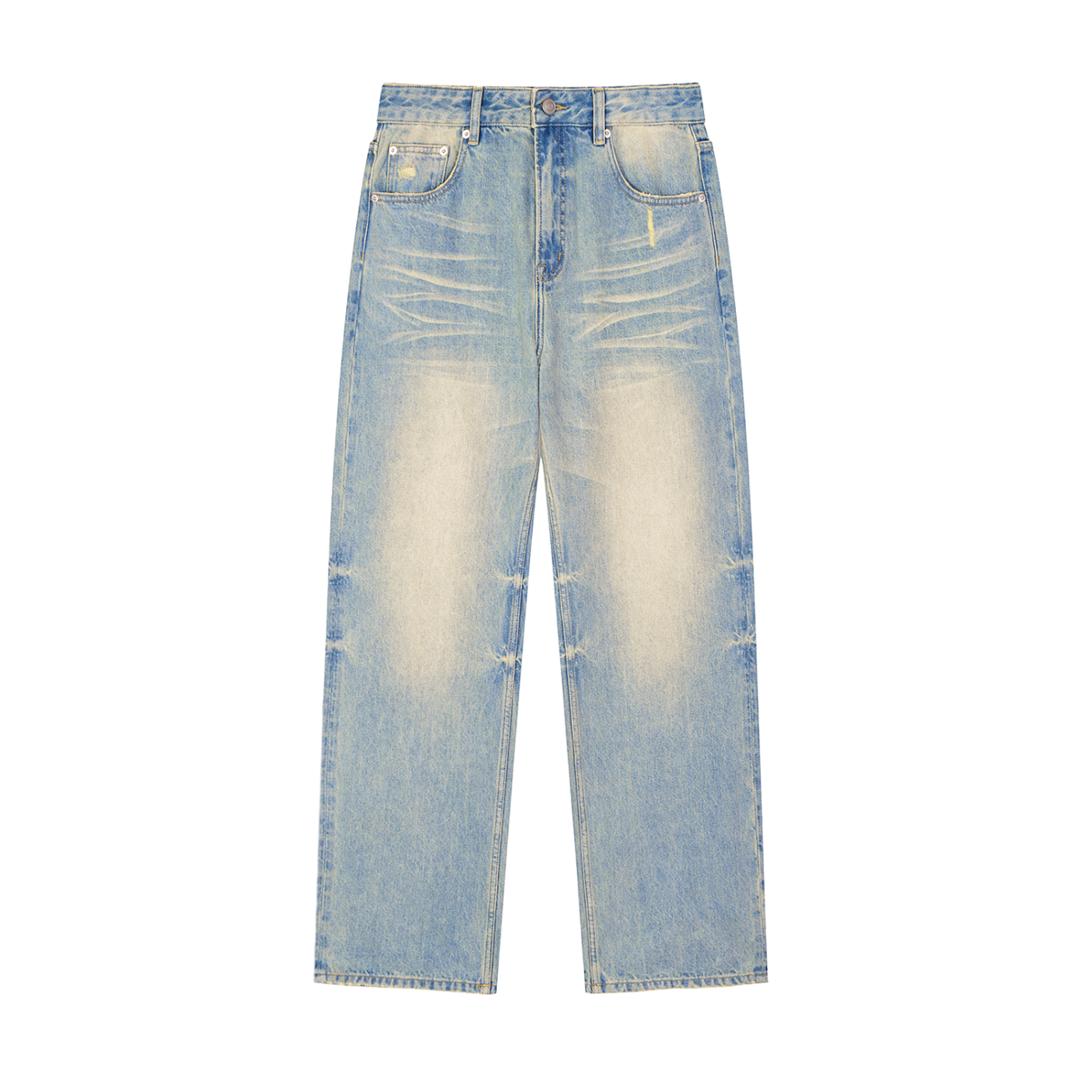 Sunfade Raw-Hem Denim
