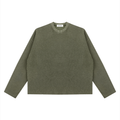 Vintage Waffle Raw-Edge Tee