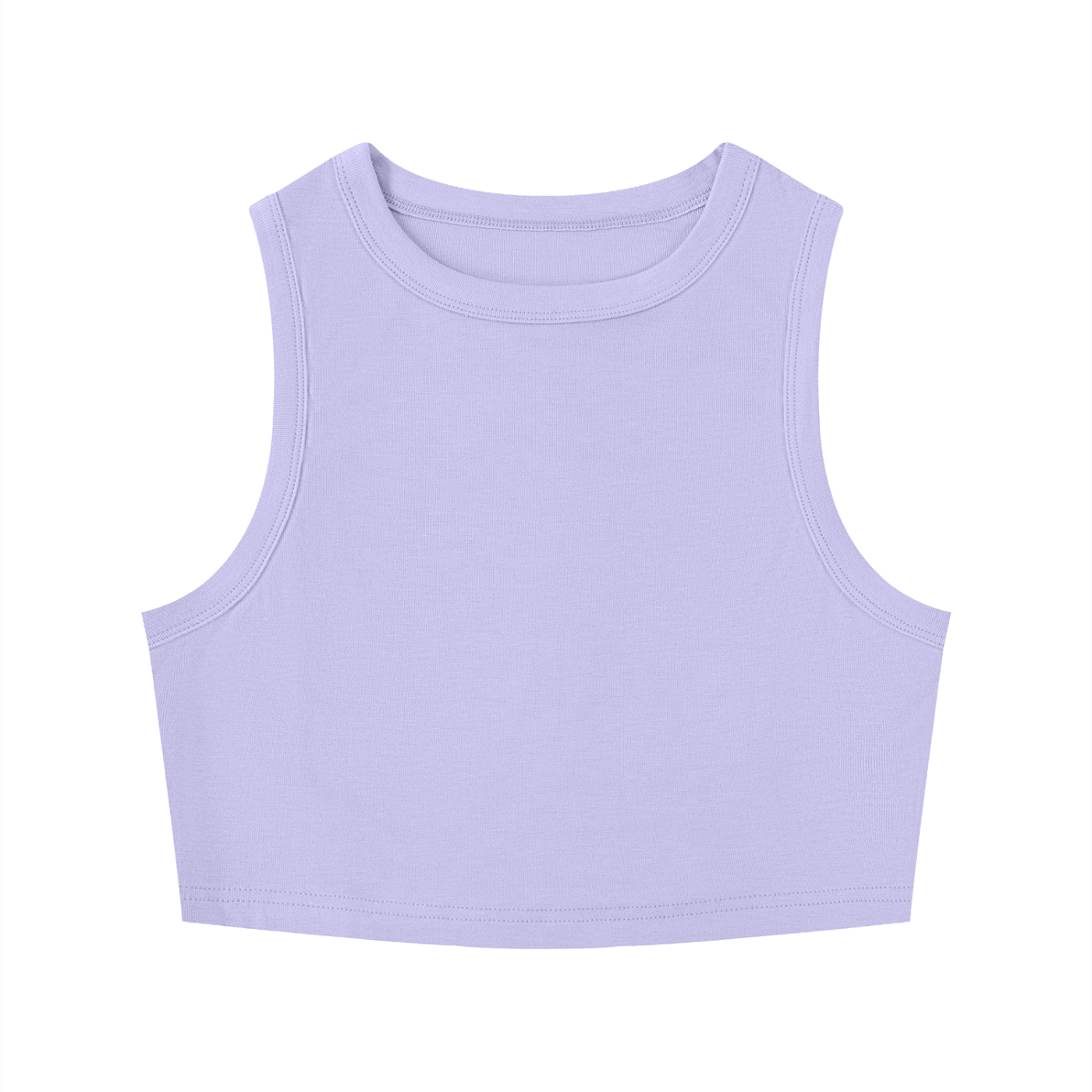 Fitted Crewneck Crop Tank