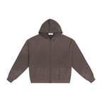 Sunfade Frayed Zip Hoodie