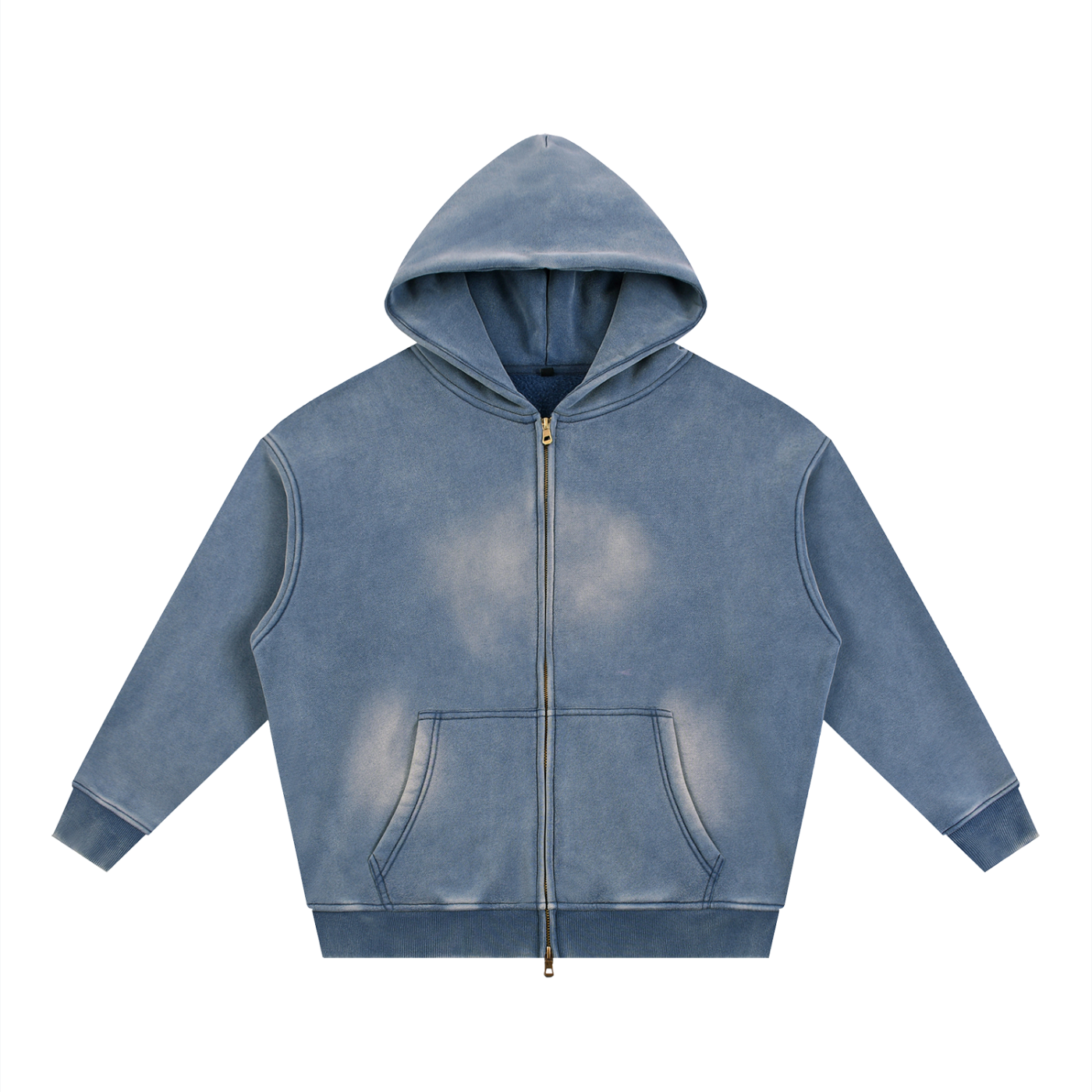 Sunfade Two-Way Zip Hoodie