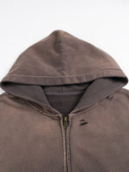 Sunfade Frayed Zip Hoodie