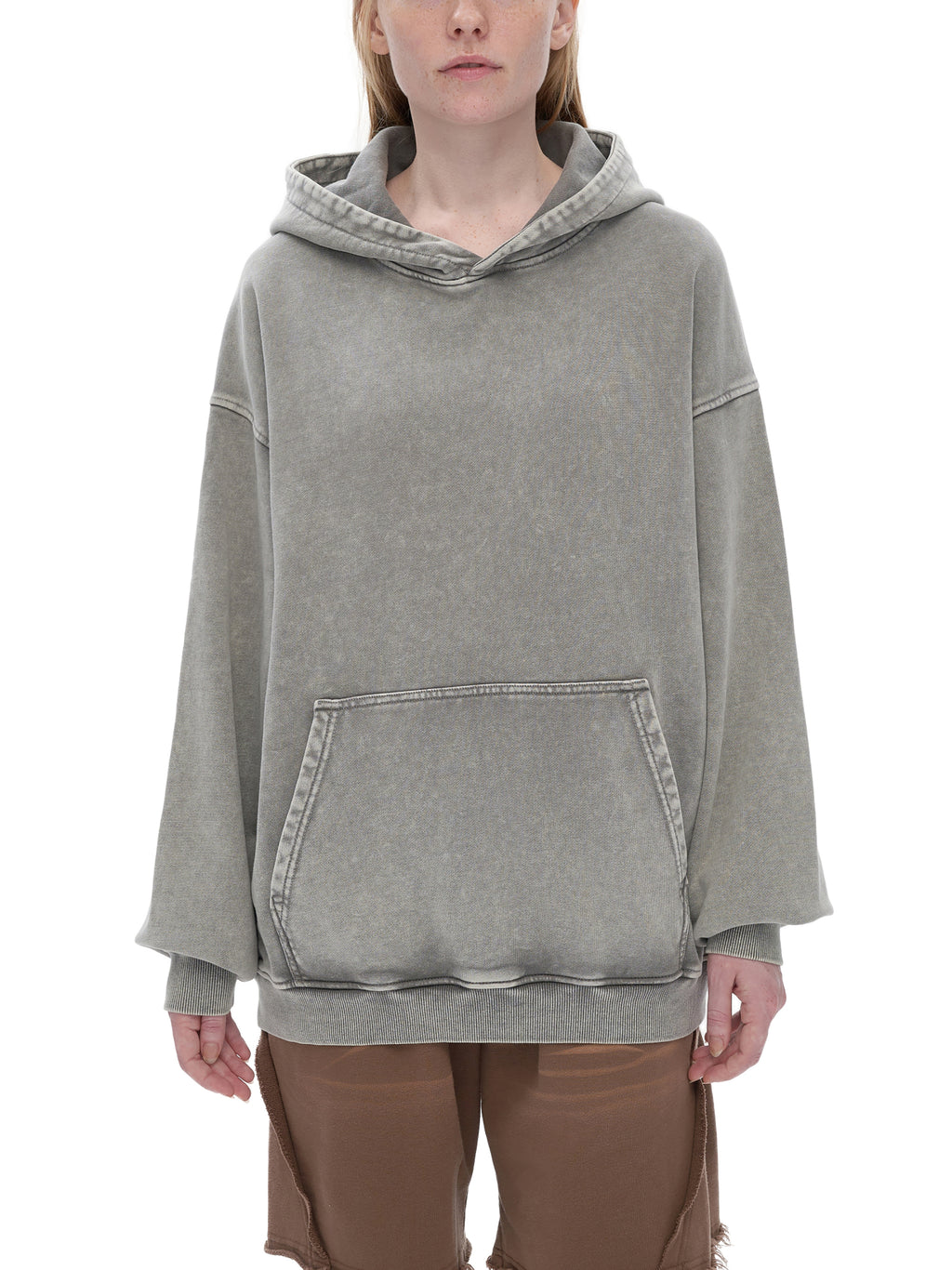 Snow Washed Loose Hoodie