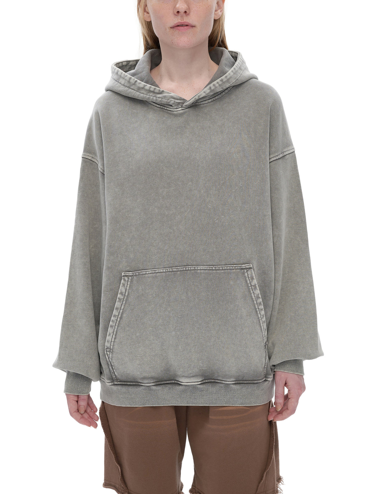 Snow Washed Loose Hoodie