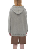 Snow Washed Loose Hoodie
