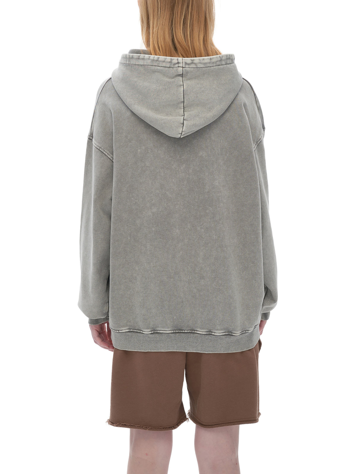 Snow Washed Loose Hoodie
