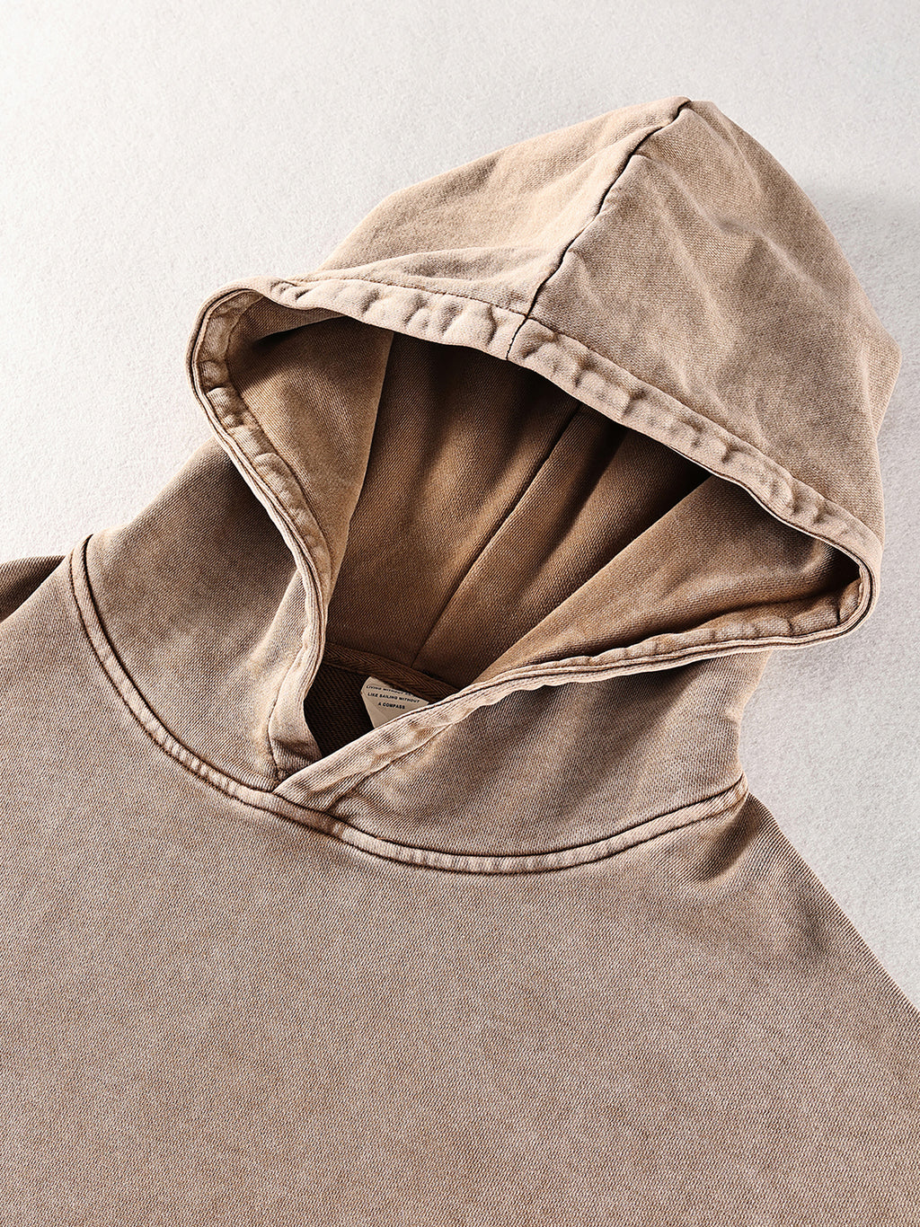 Snow Washed Loose Hoodie