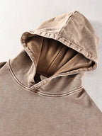 Snow Washed Loose Hoodie
