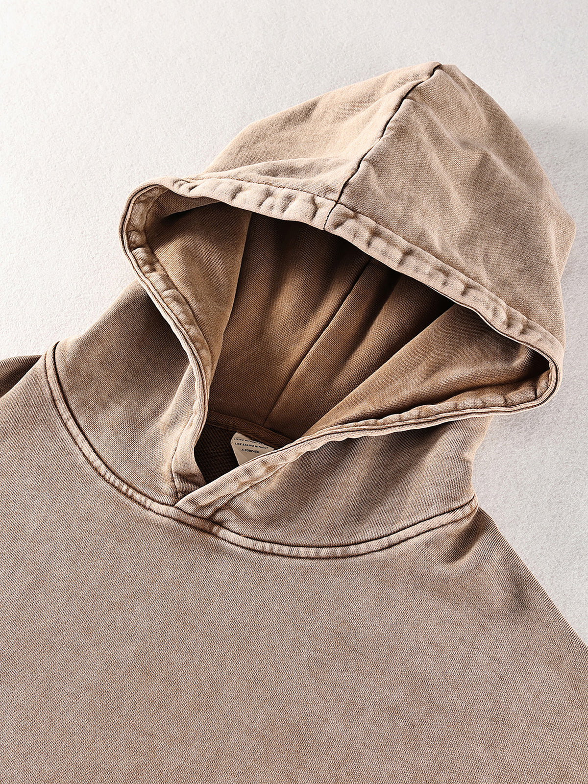 Snow Washed Loose Hoodie