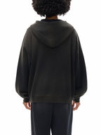 Sunfade Frayed Zip Hoodie