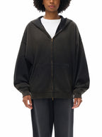Sunfade Frayed Zip Hoodie