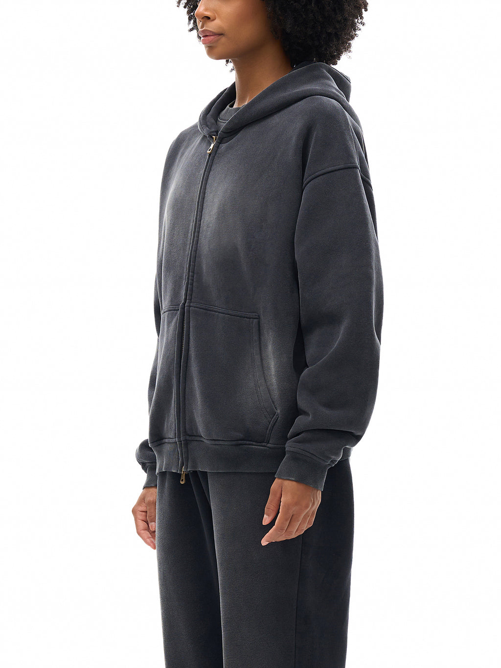 Sunfade Two-Way Zip Hoodie