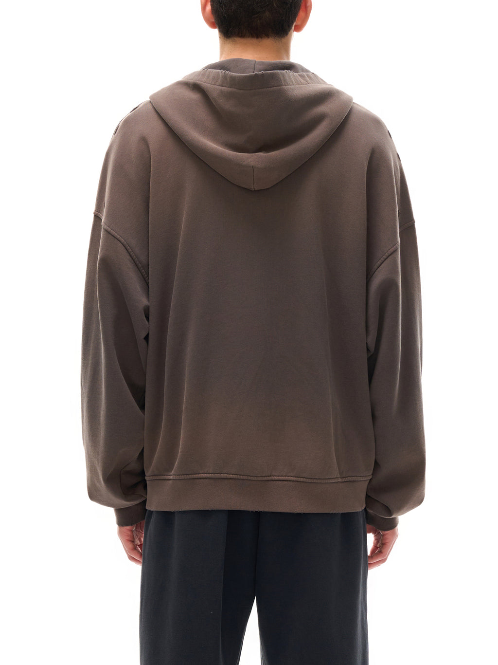 Sunfade Frayed Zip Hoodie
