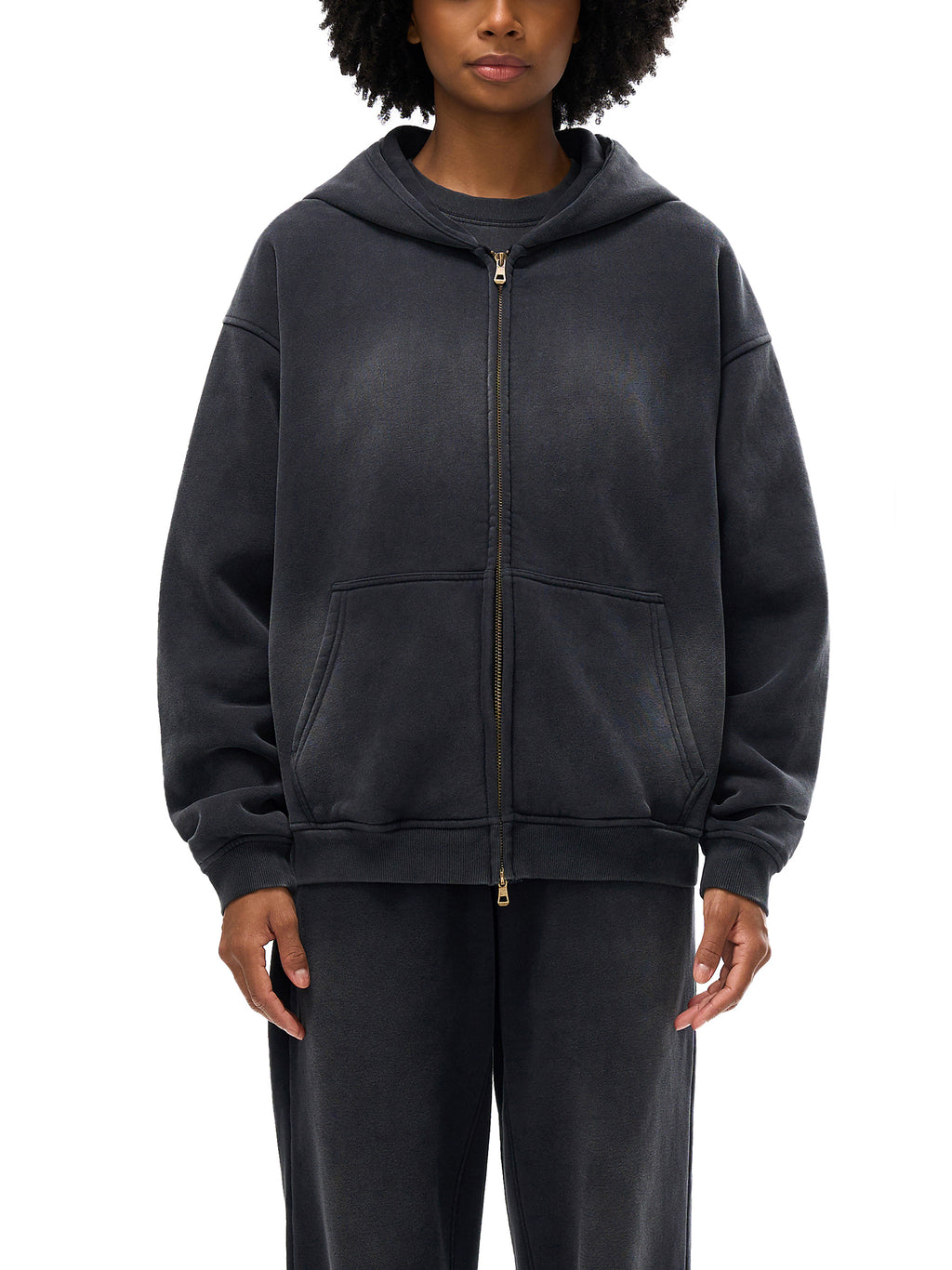 Sunfade Two-Way Zip Hoodie