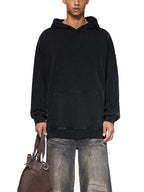 Snow Washed Loose Hoodie