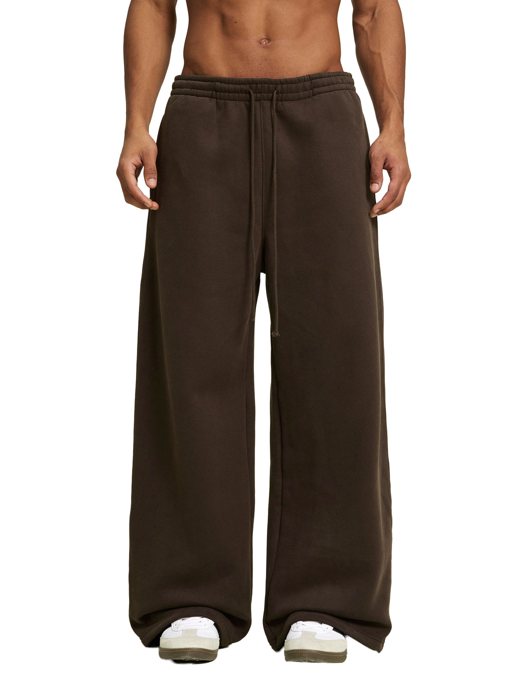 Fleece Straight-Leg Sweatpants