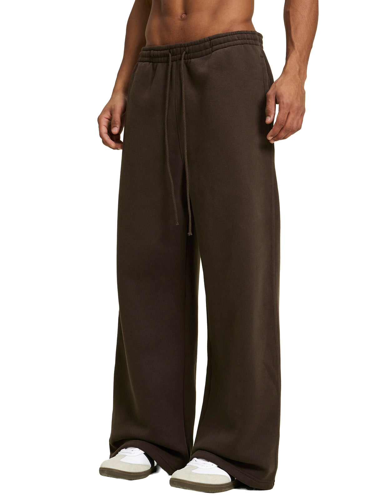 Fleece Straight-Leg Sweatpants