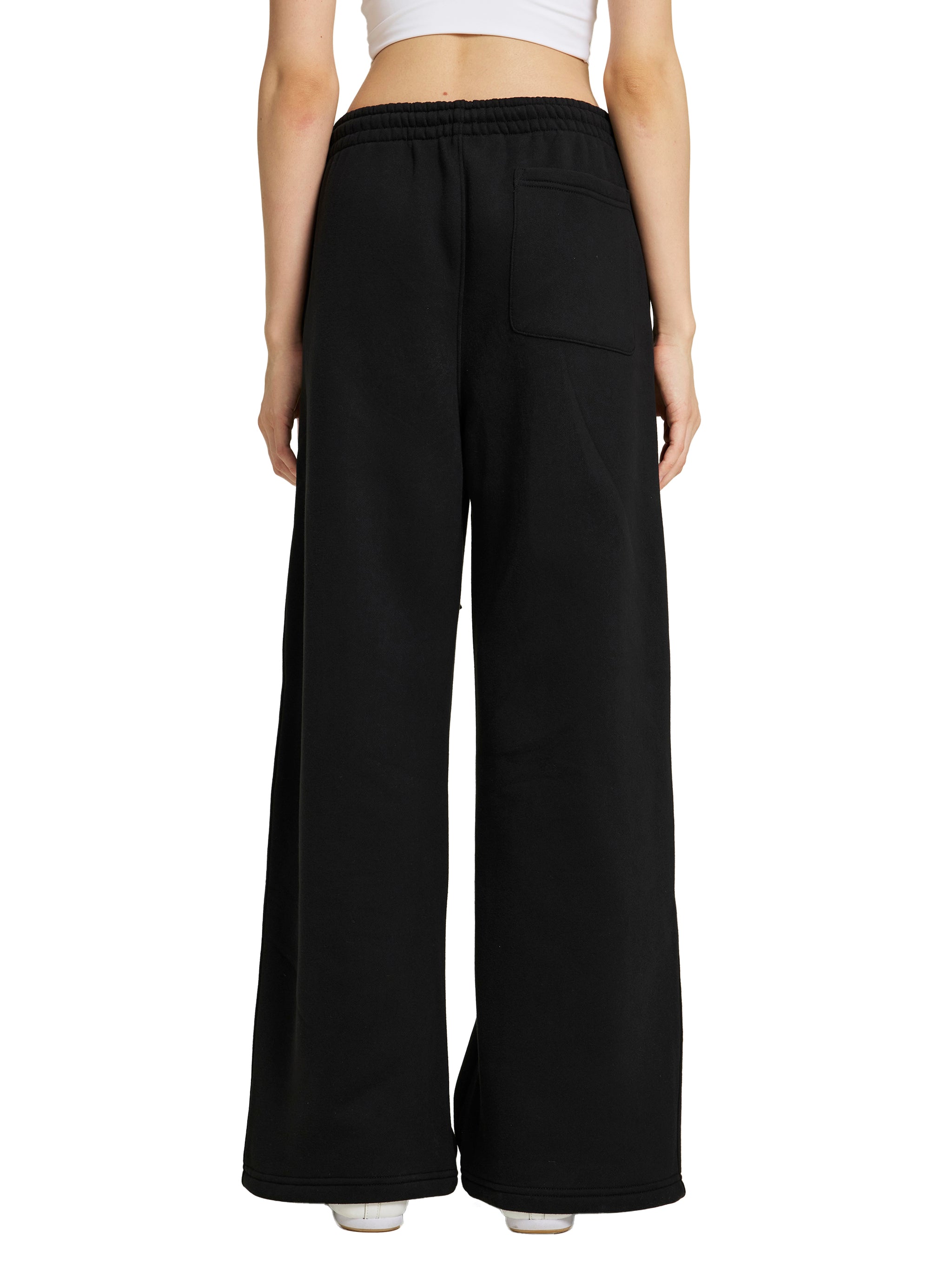 Fleece Straight-Leg Sweatpants