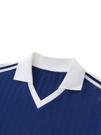 Contrast Stripe Soccer Jersey