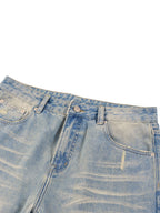 Sunfade Raw-Hem Denim