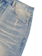 Sunfade Raw-Hem Denim