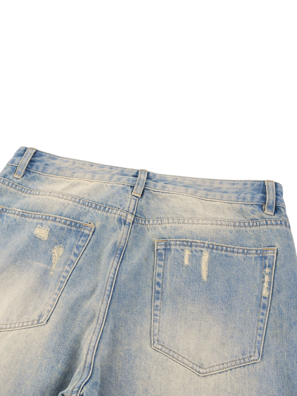 Sunfade Raw-Hem Denim