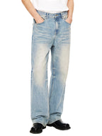 Sunfade Raw-Hem Denim