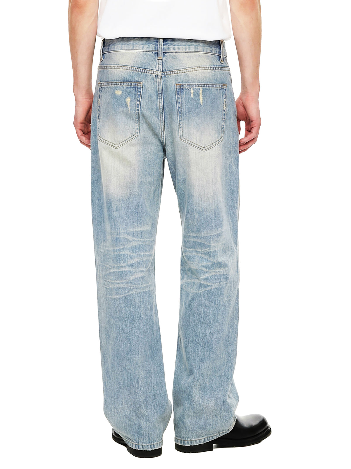 Sunfade Raw-Hem Denim