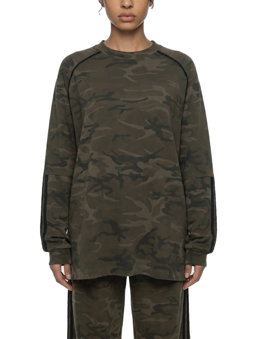 Camo Loose Long Sleeve Tee