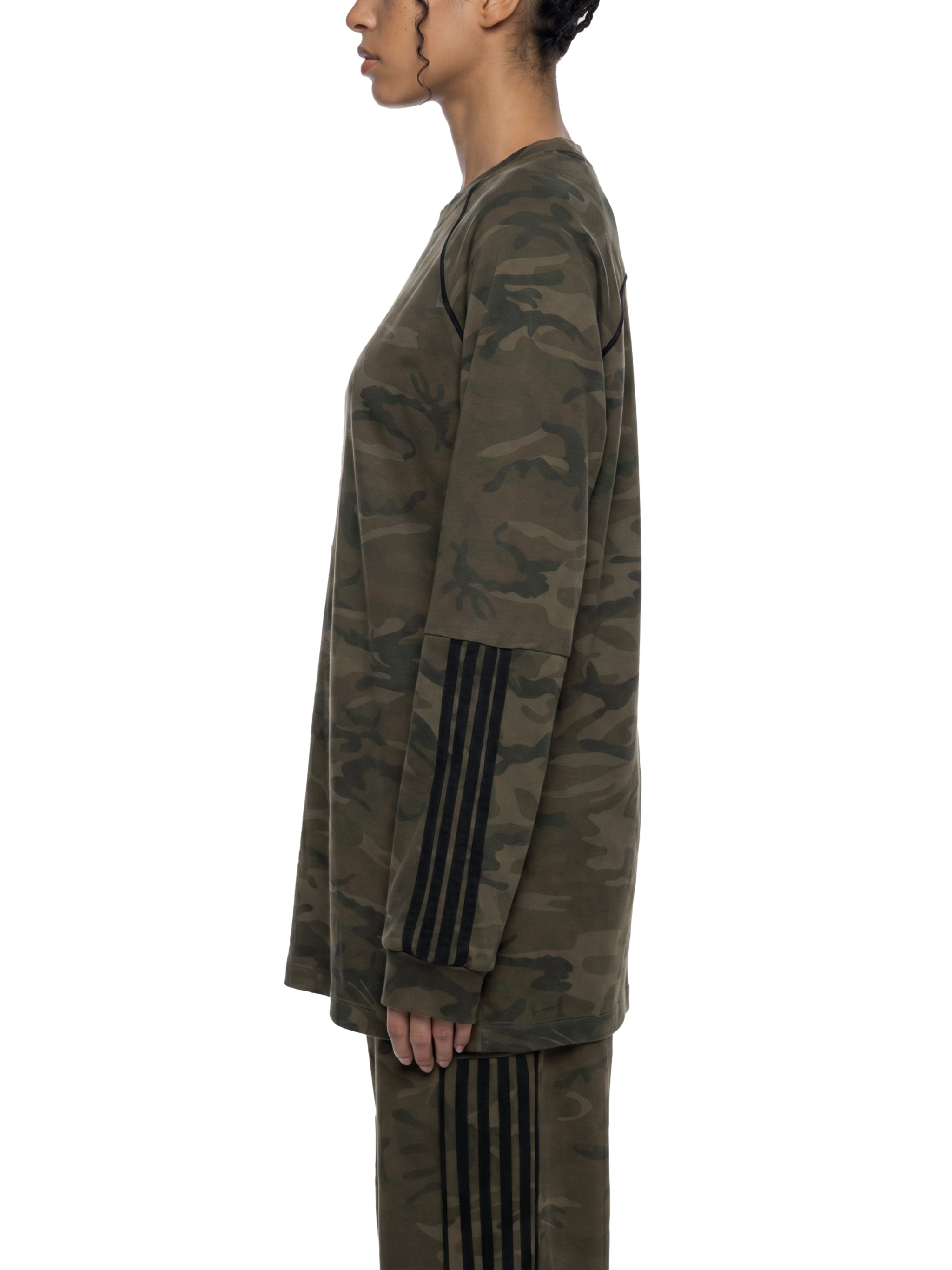 Camo Loose Long Sleeve Tee