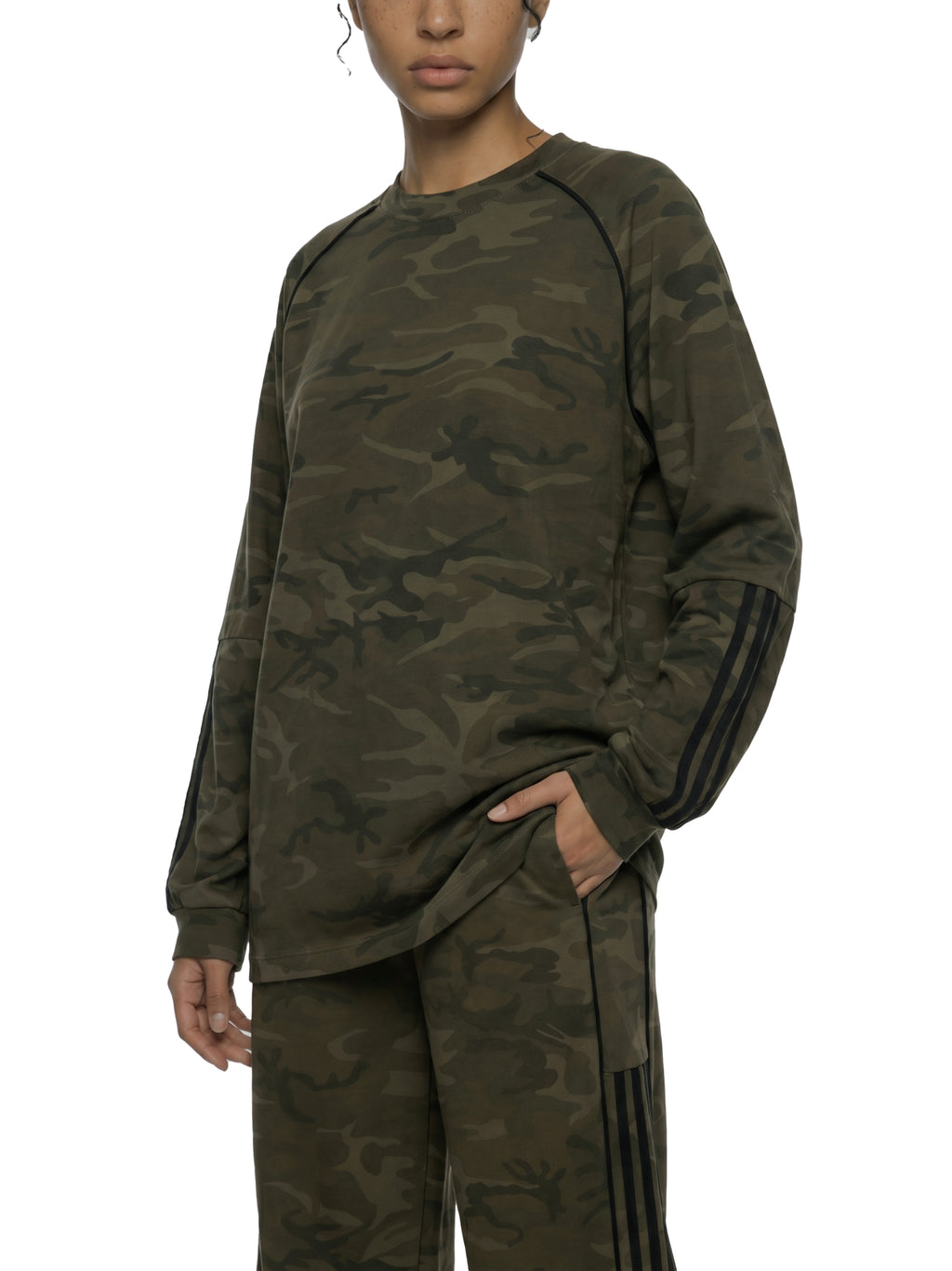 Camo Loose Long Sleeve Tee