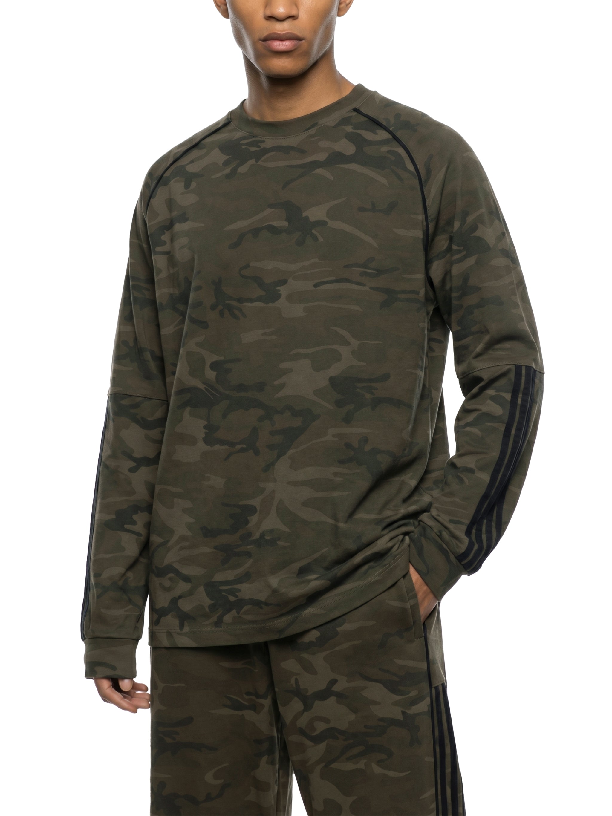 Camo Loose Long Sleeve Tee