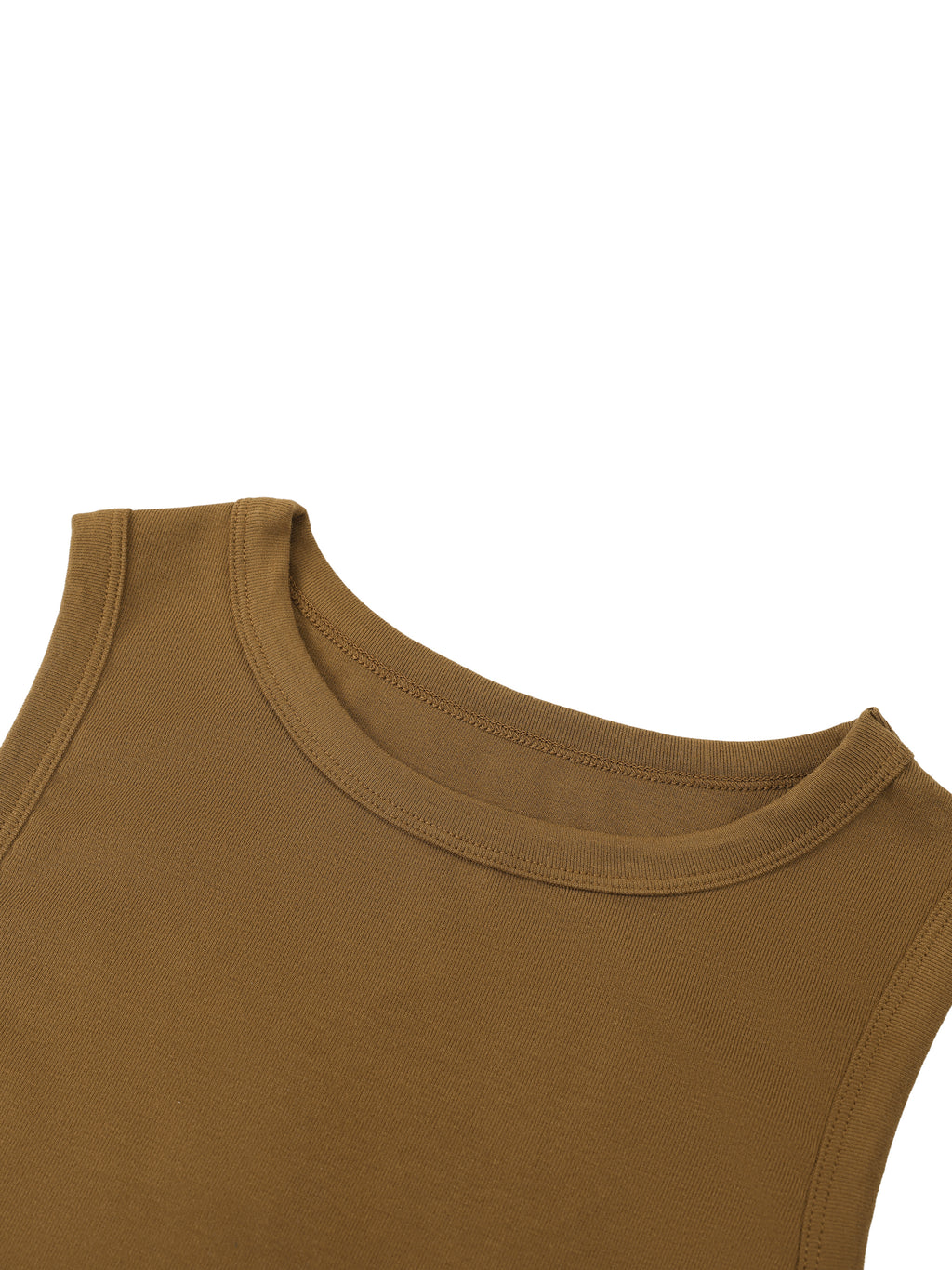 Fitted Crewneck Crop Tank