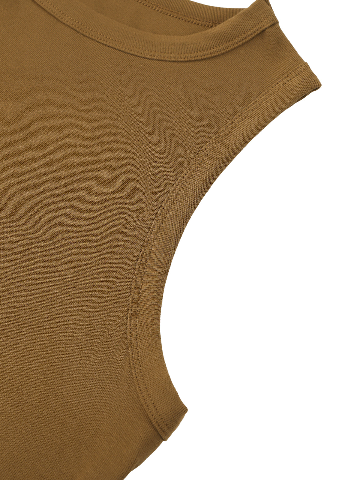 Fitted Crewneck Crop Tank