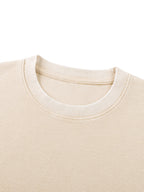 Vintage Waffle Raw-Edge Tee