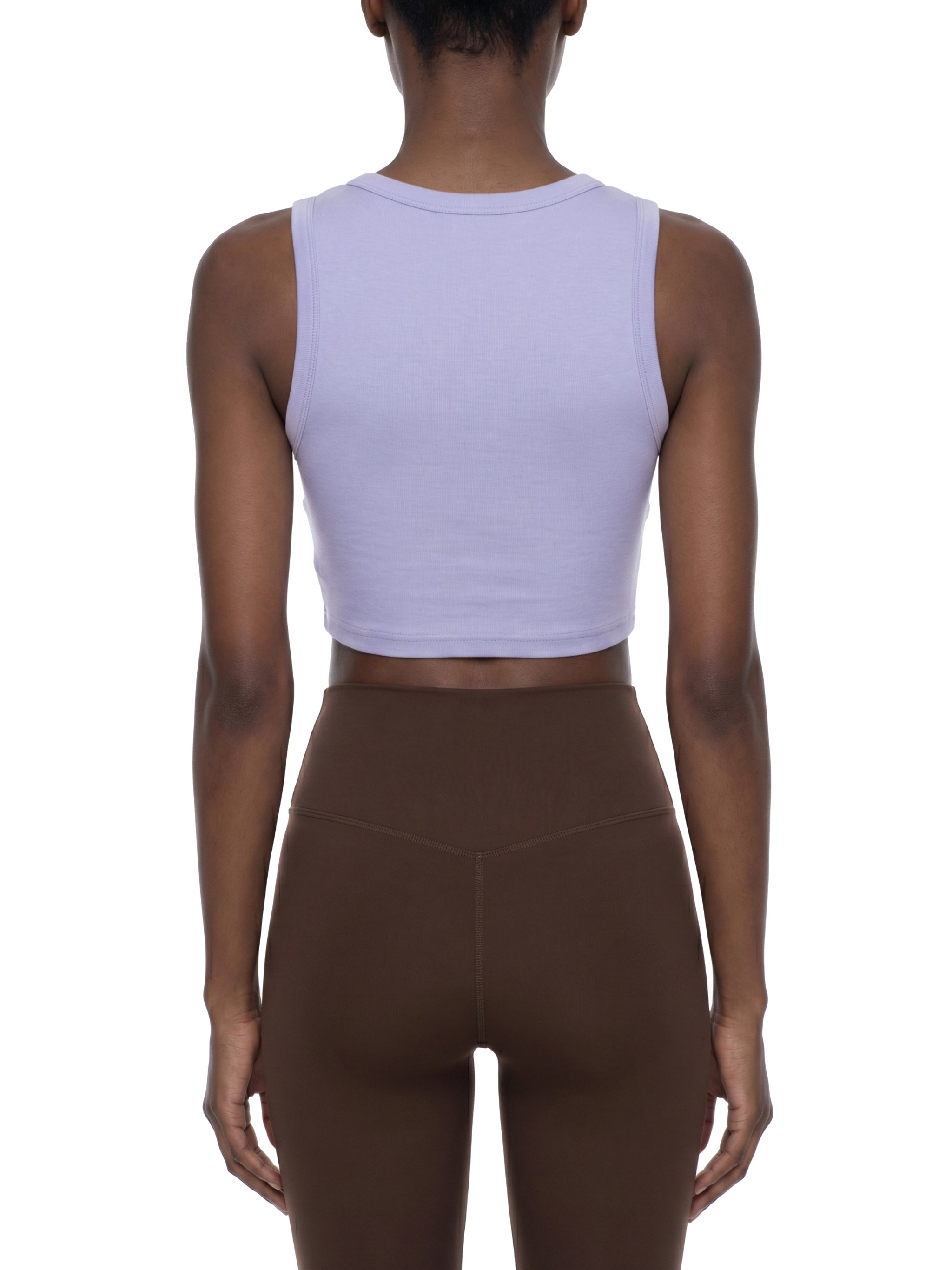 Fitted Crewneck Crop Tank