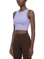 Fitted Crewneck Crop Tank