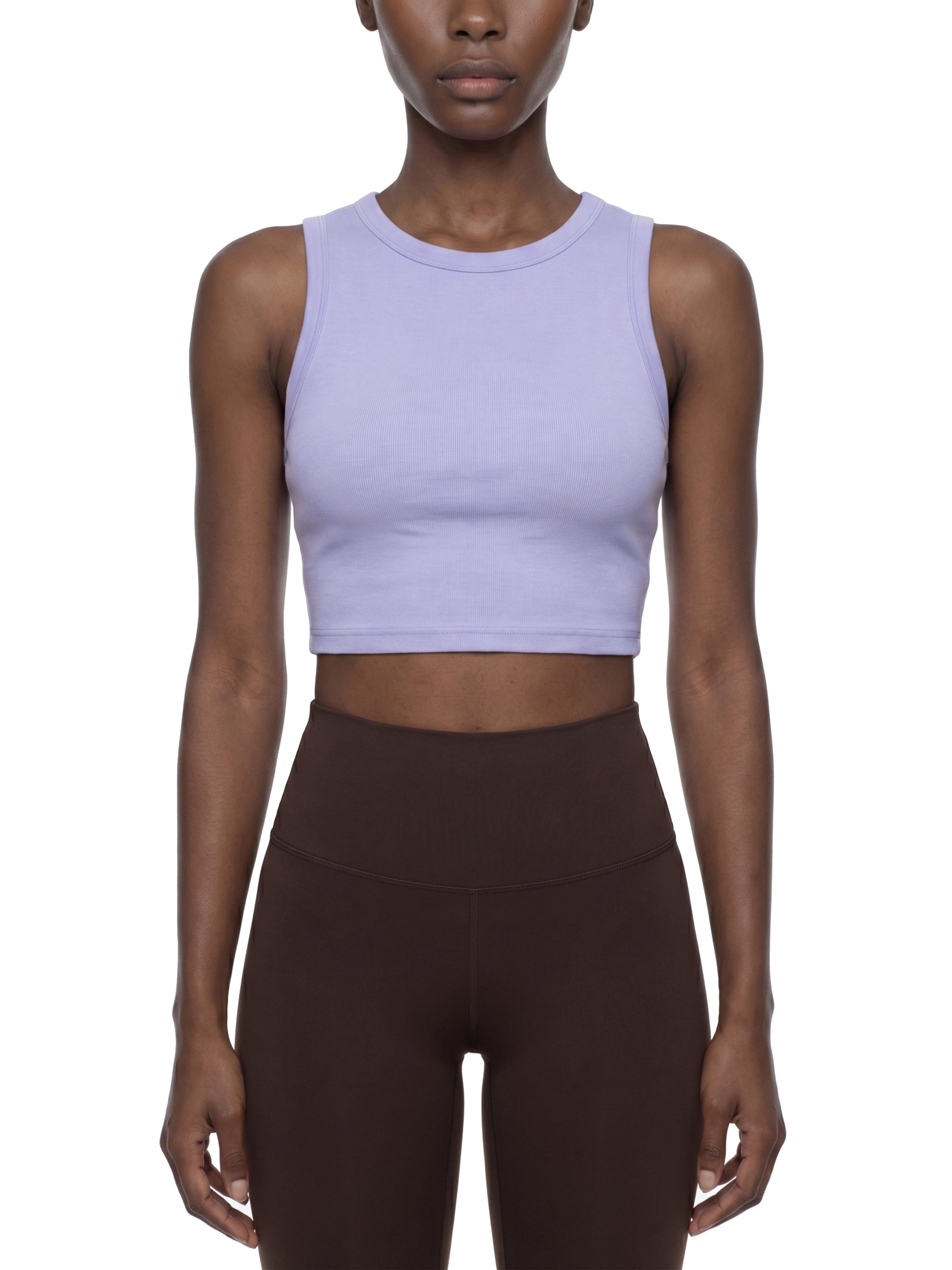 Fitted Crewneck Crop Tank