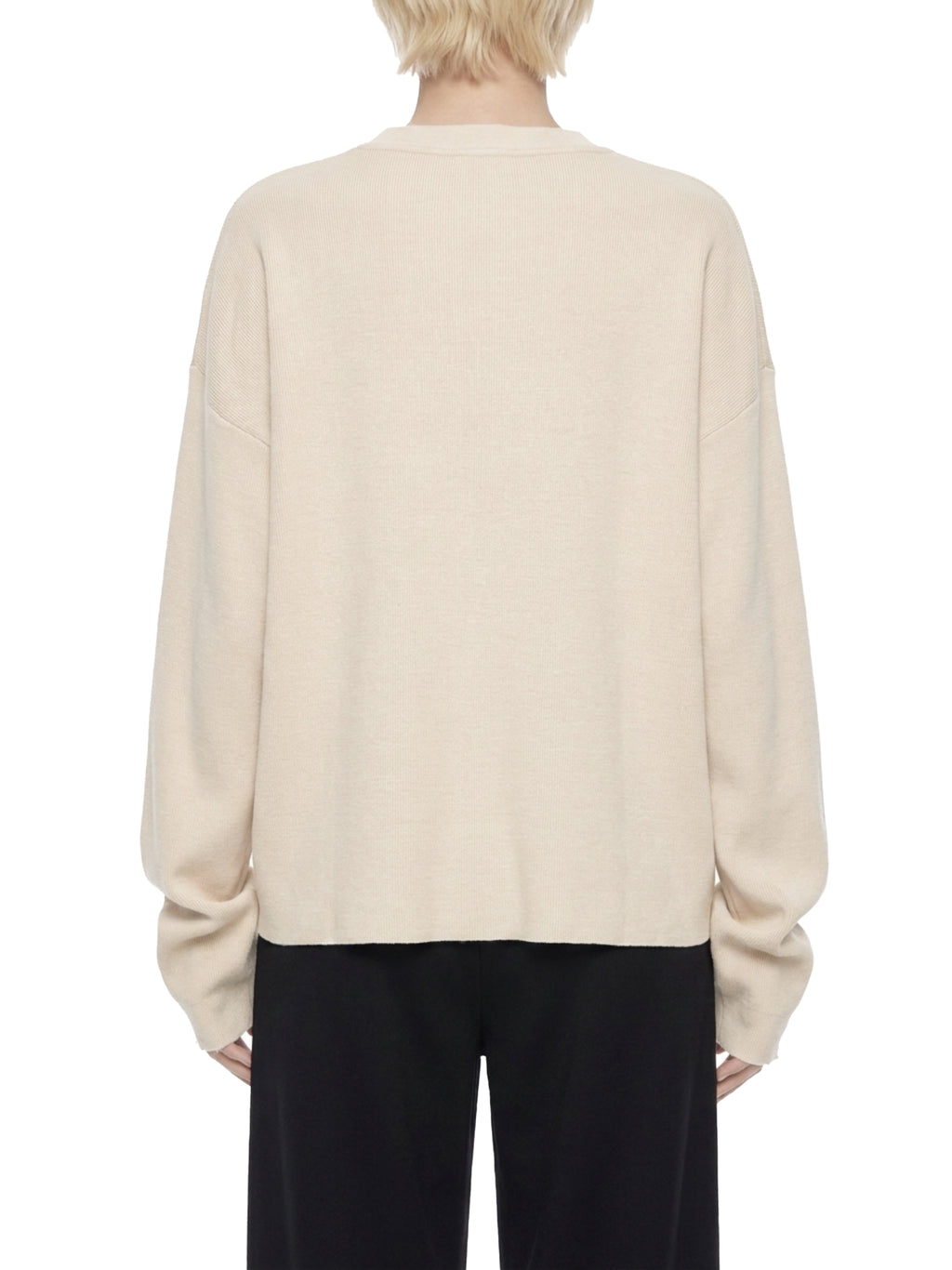 Vintage Waffle Raw-Edge Tee