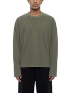 Vintage Waffle Raw-Edge Tee