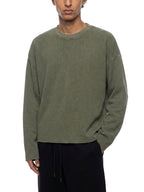 Vintage Waffle Raw-Edge Tee