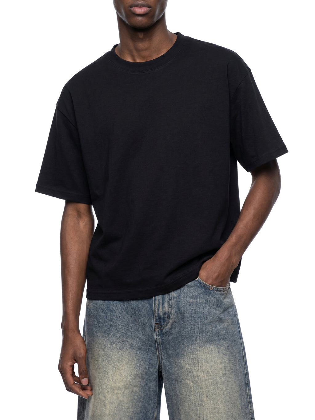 Boxy Drop-Shoulder Tee