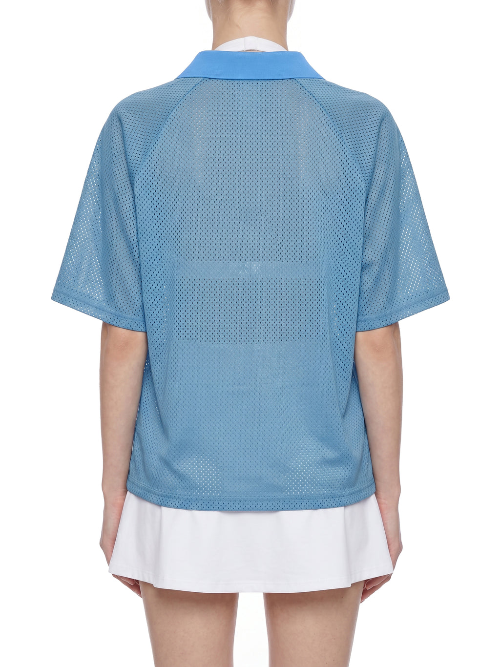 Striped Mesh Boxy Soccer Jersey